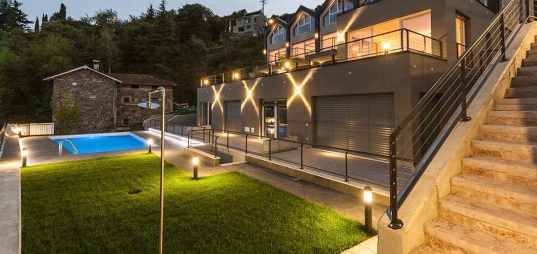 Baia Blu - Luxury Apartments With Pool Cremia Eksteriør billede